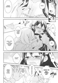 (COMITIA120) [Homuraya★Pleiades, SC (Homura Subaru, Gyuunyuu Rinda)] Tachi Masshigura ~Neko Cafe Yuri Goudou~ [English]