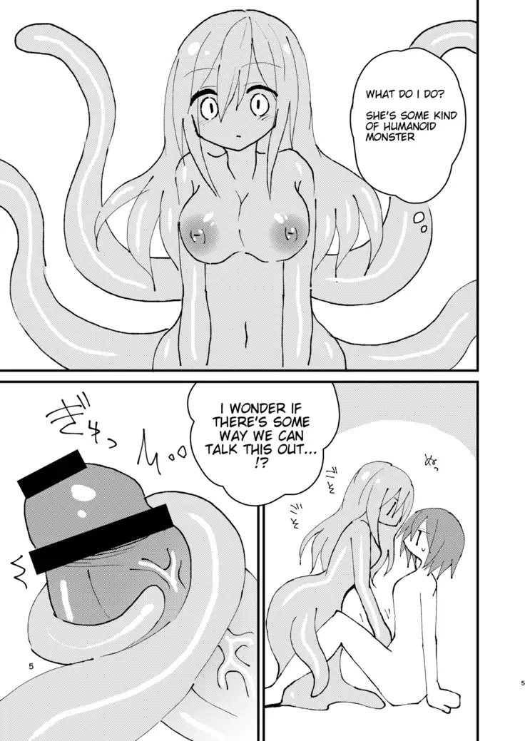 Tentacle-chan and Futanari-chan