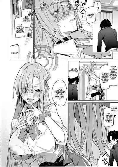 (C103) [Jun Tokuchuu Kuro Mask (Hetaren)] Asuna to Isshuukan Go ni. | With Asuna after a week apart. (Blue Archive) [Coffedrug] [English]