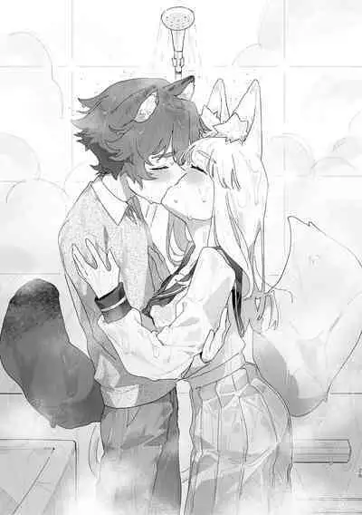 [pink carrot (usachanGET)] Otoko ga Uke - Kitsune-chan X Tanuki-kun | ♂ ga uke. Kitsune-chan × tanuki-kun [English] [Tabunne Scans] [Digital]