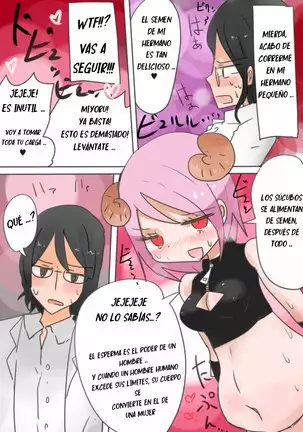 Otouto Succubus-ka! Inma no Kyoudai Nyotaika Sakusen 1-2 español