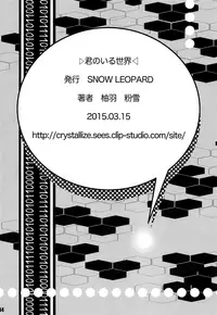 [SNOW LEOPARD (Yuzuha Konayuki)] Kimi no Iru Sekai (World Trigger)