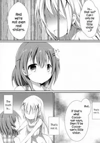 (COMIC1☆10) [Atelier Hinata (Hinata Yuu)] Sister or Not Sister?? (Gochuumon wa Usagi desu ka?) [English] {Hennojin}