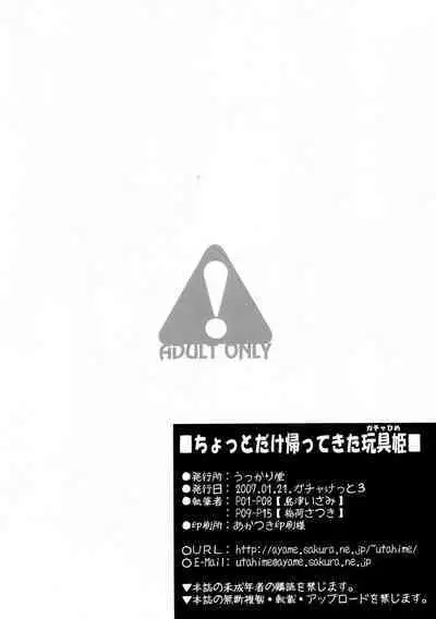 Chotto dake Kaette kita Gacha Hime