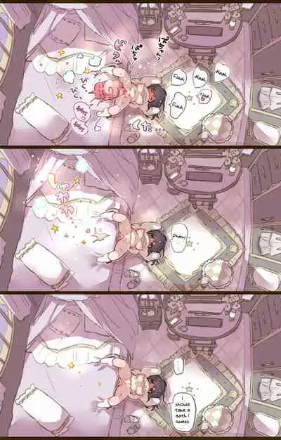 Ouchi de Yaru Koto Nai node Shokushu Shoukan Shite Ecchi ni Fukeru Mahou Shoujo | A Witch Who Can't Have Sex At Home Decides To Summon Some Tentacles Instead