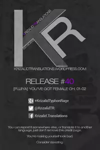 [Fujiya] You've Got Female Ch. 1-2 [English] =Krizalid=