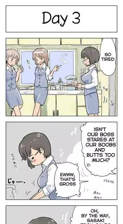 [Lithium] 100-nichigo ni Aiken to Sex suru Jimi Kyonyuu Megane-chan (Day 1-15) [English] [Milky_y]