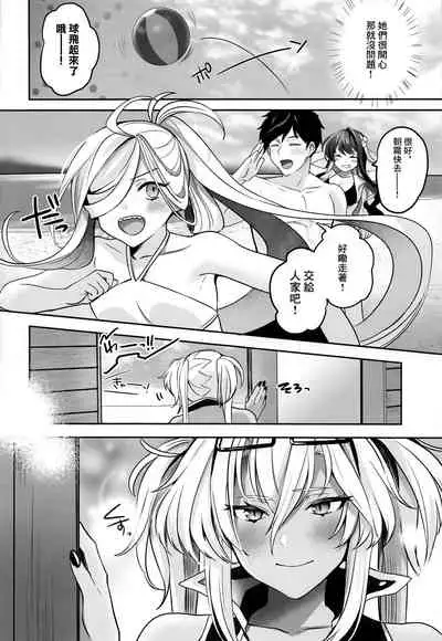 (C99) [Marosaan (Yunamaro)] Musashi-san no Yoru Jijou Yoi no Umi to Himegoto-hen | 武藏的夜晚事情 夜之海與袐事篇 (Kantai Collection -KanColle-) [Chinese] [糖分超标汉化组]