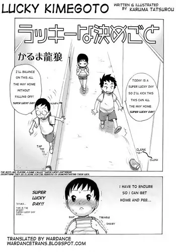 [Karma Tatsurou] Lucky na Kimegoto [ENG]