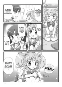 Sailor Moon Chibiusa and Saturn
