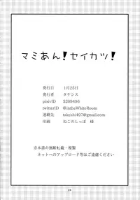 (Mou Nanimo Kowaku Nai 17) [Burakuradou (Takeshisu)] MamiAn! Seikatsu! (Puella Magi Madoka Magica) [English] {/u/ scanlations}