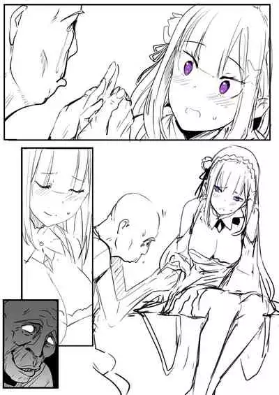 [Oninarasu] EMT (NTR Part 1 and 2 + Extras)(4/12/22)(Re: Zero kara Hajimeru Isekai Seikatsu)