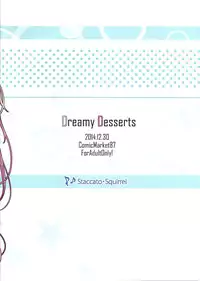 (C87) [Staccato・Squirrel (Imachi)] Dreamy Desserts (Kantai Collection -KanColle-) [English] [desudesu]