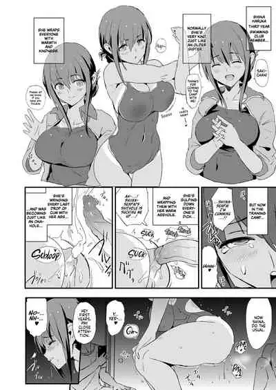 Omae no Nee-chan Onaho Gasshuku Itteru Rashii ze | It seems your girlfriend is going to the cock sleeve camp