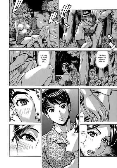 [Makibe Kataru] Hitozuma Koi Hanabi ~Hajimete no Furin ga 3P ni Itaru made~ Ch.1-3 [English] {Doujins.com}