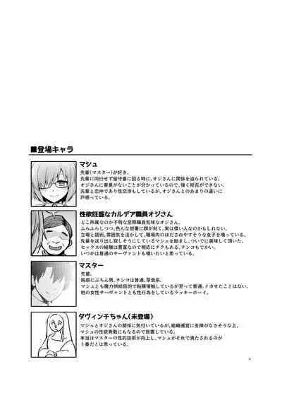 Senpai ga Rayshift Chuu Dake Kankei o Sematte Kuru Seiyoku Ousei na Chaldea Shokuin Oji-san to Mash