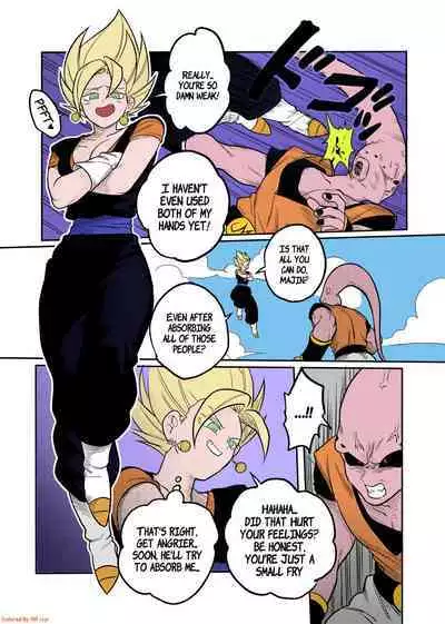 [Fuka] Tada no Zako Majin na no ni... | You're Just a Small Fry Majin... (Dragon Ball Z) [English] [biggiedickie] [Colorized]