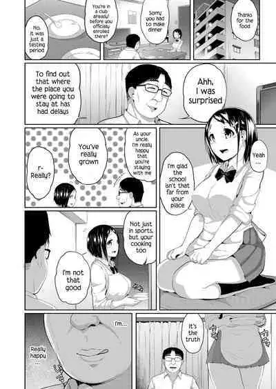 [Yuna] Kyousei Saimin Dousei Seikatsu ~Kyonyuu JK no Mei ga Oji no Ie ni Isourou shite kita Ken~ (COMIC Grape Vol. 57) [English] [SquigglesJP]