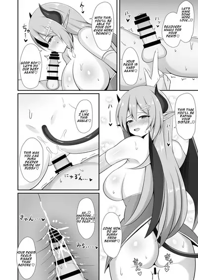 [Whitepink (WaP)] Succubus Doreika Keikaku ~Goshujin-sama Succubus to Moto Shiro Majutsushi no Onee-san~ | Succubus Enslavement Plan ~Master Succubus and Former White Mage Older Sister~ [English] [Digital]