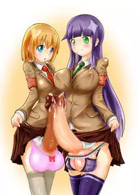 [Zakkin Kougyou (Zakkin)] Akogare no Senpai to... ~Futanari Hen~ [Digital]