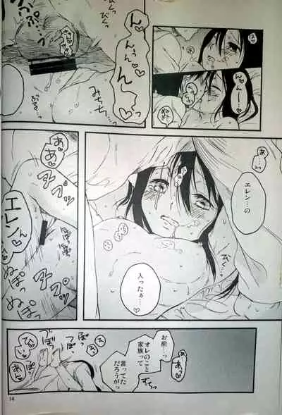 (C86) [iron (Kanae)] 21-sai to 9-sai no Mikasa ni Aisarete Yoru mo Nemurenai Eren no Hanashi (Shingeki no Kyojin)