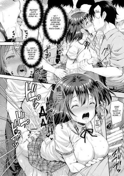 (COMIC1☆15) [Sugar*Berry*Syrup (Crowe)] Chijoku no Chikan Densha 4 ~ Kareshi ni Segamare Chikan Densha ni Notta Shoujo | ~Shameless Train Molester 4 ~The Girl Begged By Her Boyfriend To Ride The Molester Train~ [English] [obsoletezero]