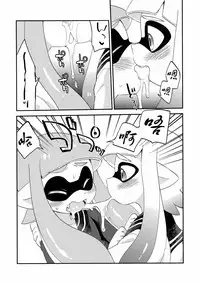 (C89) [Colomonyu (Eromame)] Yuri Ika Gachi♥cchi - Lemon to Milk (Splatoon) [Chinese] [沒有漢化]