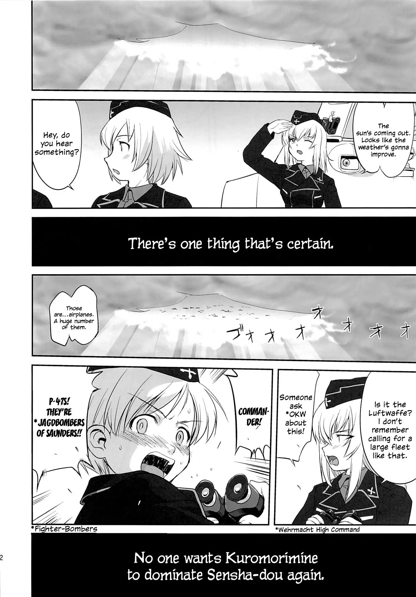 Yukiyukite Senshadou Kuromorimine no Tatakai