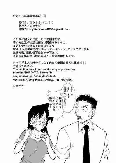 Mischief in a crowded train