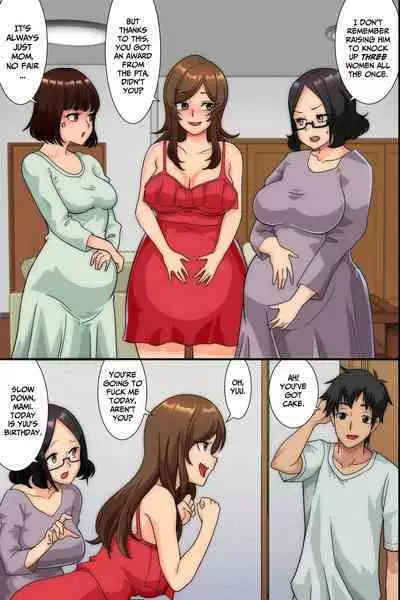 Ninshin wa Kinshin de to iu Hou ga Dekita node, Haha to Imouto to Oba ga Mainichi Ore no Chinpo o Neratte Kuru