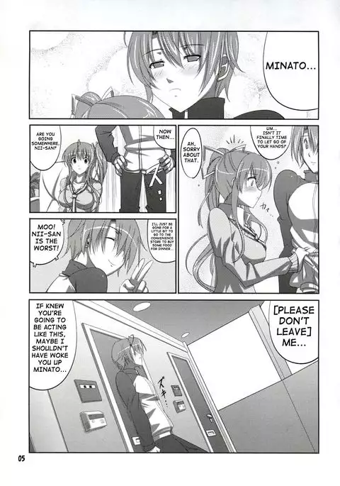 she turned blue, and...