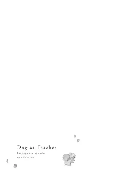 [Sechi] Dog or tīchā - hōkago, sensei-tachi no shitsuke ke ai - | Dog or Teacher-放学后，老师们的调教恋爱- Class.1-5 end [Chinese] [莉赛特汉化组]
