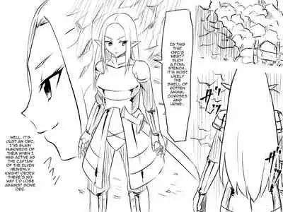 [Mikezoutei] Haiboku Elf no Onna Kishi Orc Ryoujoku, Soshite... | A Female Elf Knight Gets Assaulted By An Orc, And Then... [English] {Doujins.com}