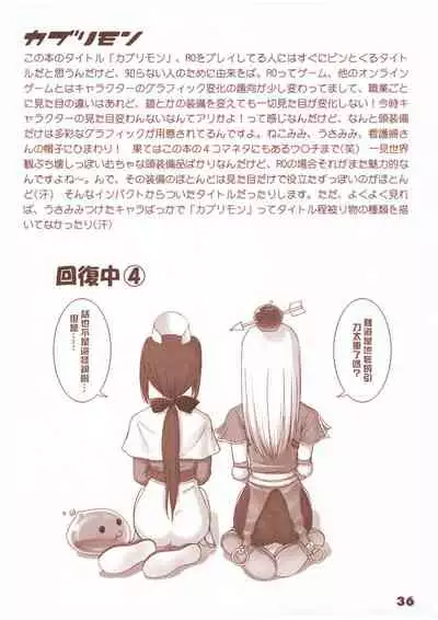 (C63) [T2 ART WORKS (Tony Taka)] Ragnatic Fanbook Kaburimon Vol.1 (Ragnarok Online) [Chinese]