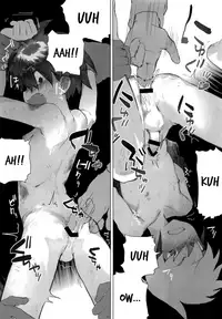 (Shota Scratch 35) [Omoya (Tomohiro)] Netsu + Honoo Mobure Bon | Netto + Enzan Mob Rape Book (Rockman EXE) [English] {Shotachan}