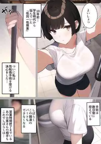 Kekkon 10-Nengo no Seitenkanmisui 〜 Bokukko Hitodzuma wa Sentou de Chara Otoko ni Netorareru. Seitenkan Shujutsuzen 'Josei Saigo no Hi' ni Mesu Ochi Keiken & TS wo Chuudansaserare Netorareta Hanashi