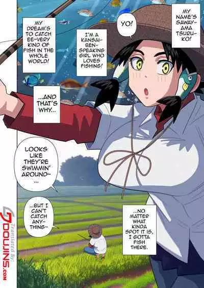 [Gin Eiji] Kansai-ben Tsuri Joshi -Takusan Tsuriko no Kin Kasegi- | Kansai Accented Fisherwoman - A Fishing Girl Making Lots of Money- [English] {Doujins.com}