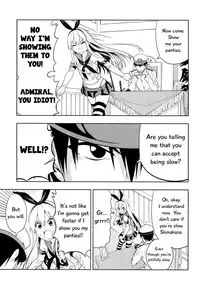 (C85) [Jishou Seijunha (Hiroyuki)] Motto Hayaku Naritai Shimakaze wo Damashite Sekuhara suru | Tricking and Sexually Harassing Shimakaze, Who Wants to Become Faster (Kantai Collection) [English] [Flatopia]