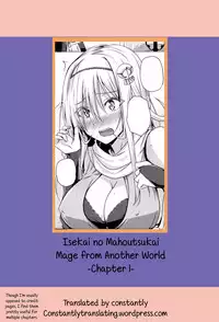 [Simon] Isekai no Mahoutsukai Ch. 1-2 | Mage From Another World Ch. 1-2 [English] [constantly]