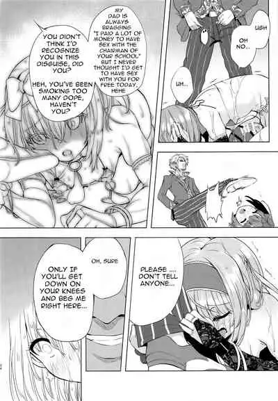 (C91) [IndexACG (Kinokoya)] INDEX GIRLS 09 MIO Ni Futanari Seitokaichou Roshutsu Chijoku Choukyou [English]