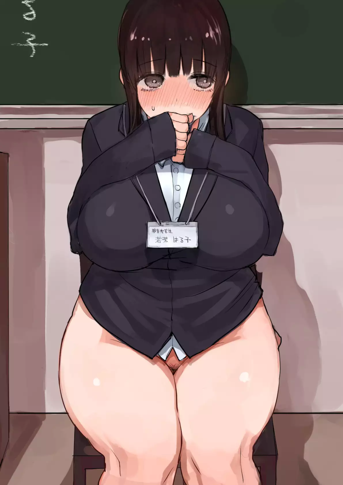 Onna Kyoushi to Jugyouchuu ni Sex Dekiru Danshikou ~Uiuishii Kyouiku Jisshuusei ni Rankou no Senrei~