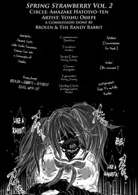 [Amazake Hatosyo-ten (Yoshu Ohepe)] Haru Ichigo Vol. 2 - Spring Strawberry Vol. 2 (Ichigo 100%) [English] [Brolen&RR]