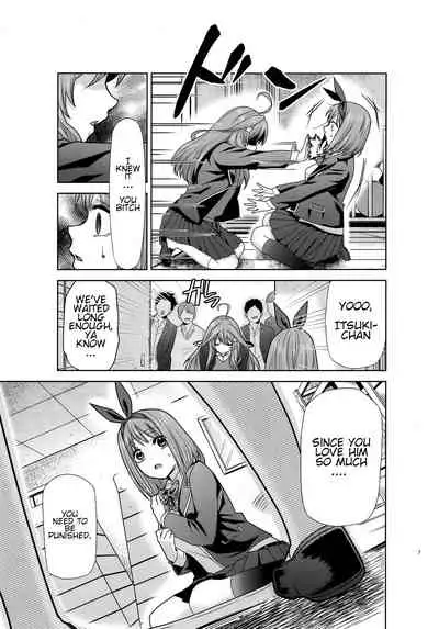 (C96) [Studio KIMIGABUCHI (Kimimaru)] Gotoubun no Seidorei Side-B | Quintuplet Sex Slaves Side-B (Gotoubun no Hanayome) [English] [Spartan_San]