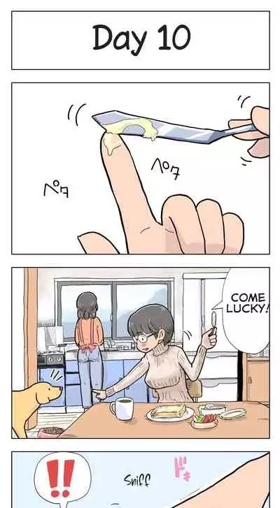 [Lithium] 100-nichigo ni Aiken to Sex suru Jimi Kyonyuu Megane-chan (Day 1-15) [English] [Milky_y]