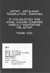 (C94) [METAL-WIND (Sangou)] Oppai Member Paizuri Lesson (Kantai Collection -KanColle-) [English] [ZuriRaba]