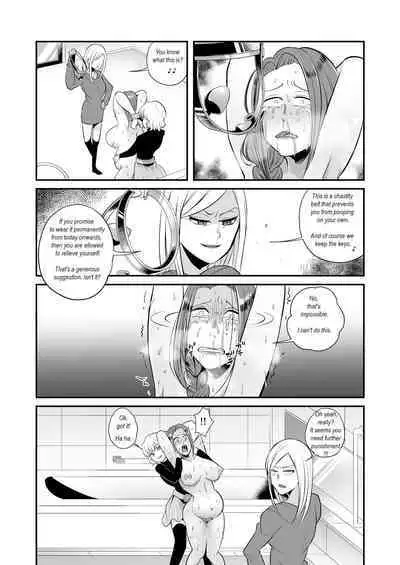 Beauty abused by female sadists