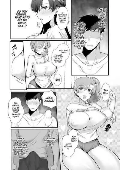 [Aomizuan (Kirimoto Yuuji)] Erosugiru Doukyonin ~ Dosukebe Shimai to 1K Doukyo Seikatsu ~ | My Roommates Are Way Too Lewd ~Living in a One-Room Apartment With Two Perverted Sisters~ [English] {RedLantern} [Digital]