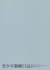 (COMITIA118) [Studio Dimple (Tsumugi Kyuuta)] Bishounen Kinbaku Nisshi 13