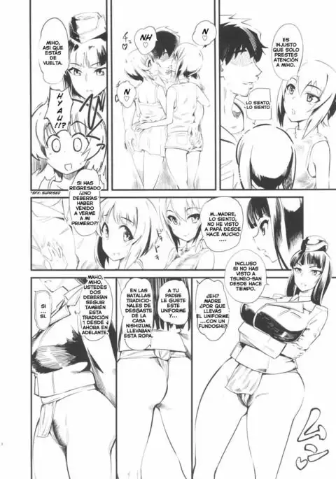 C90) Nishizumi-san-chi wa Nakayoshi 4P | Nishizumi Household Peaceful 4-some