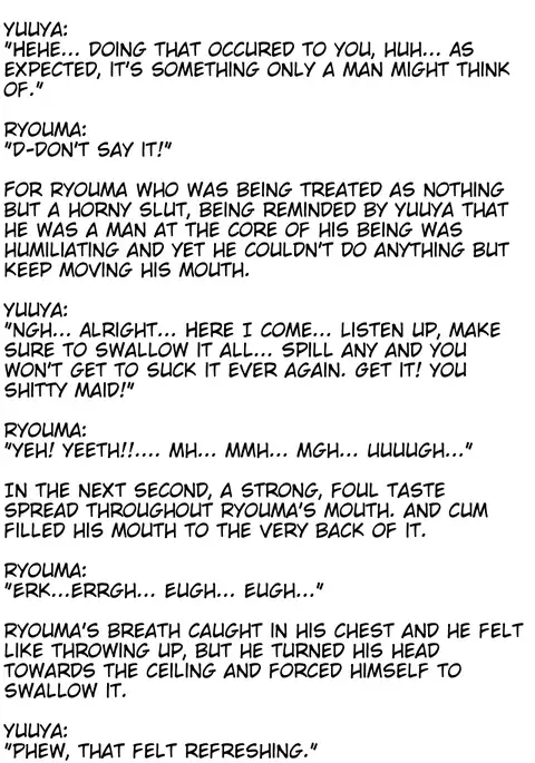 The M-to-F'ed son of a distinguished family - The spoiled rotten brat who was made a maid -